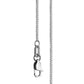 Fine Silver Curb Link Necklace - 45 cm