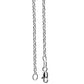 Silver Trace Link Necklace - 40 cm