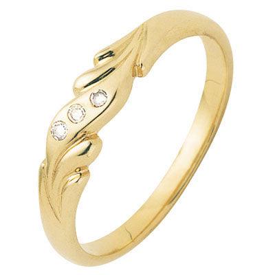 Three Diamond love ring