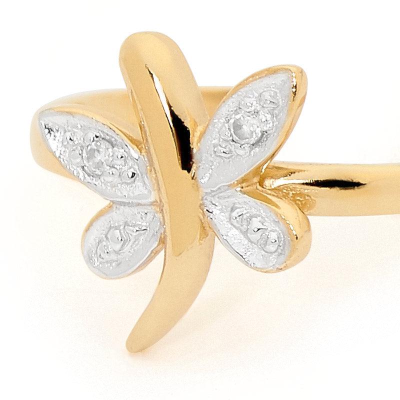 Ladies Dragonfly Toe Ring