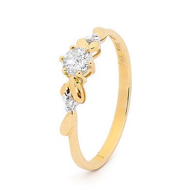 Diamond Solitaire Ring - 0.26 Carat