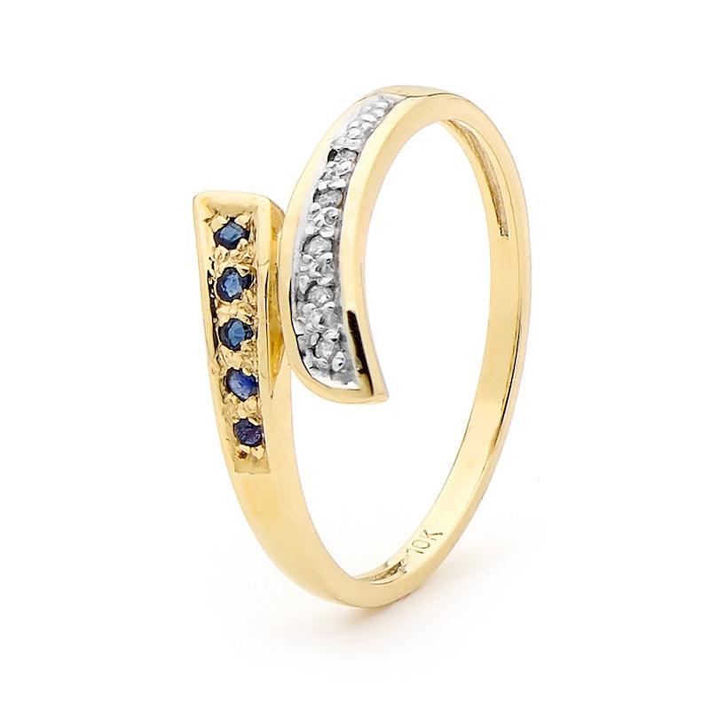 Sapphire and Diamond Ring