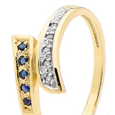 Sapphire and Diamond Ring