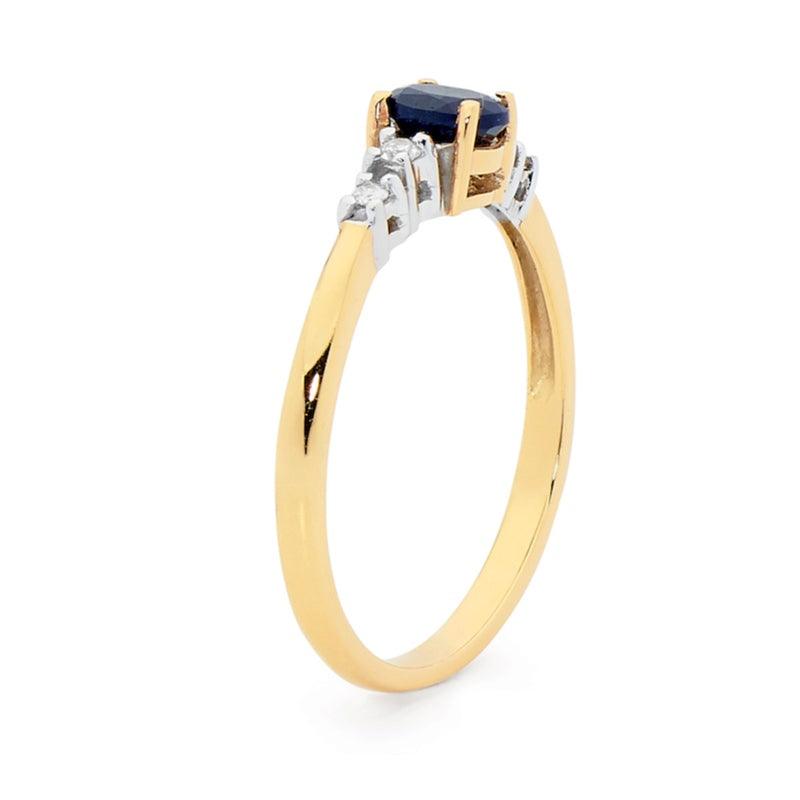 Sapphire and Diamond Dress Ring