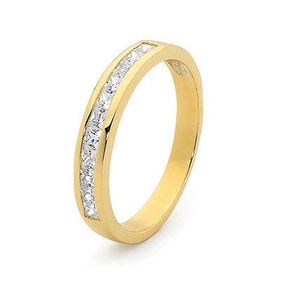 Princess Cut Diamond Eternity Ring - TDW