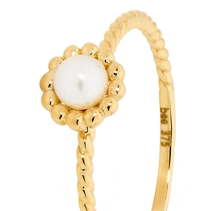 Freshwater Pearl Stacker Ring - Micro Gems