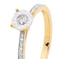 Engagement Style Diamond Love Ring