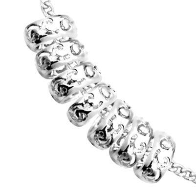 Seven Rings of Luck with Sterling Silver Chain