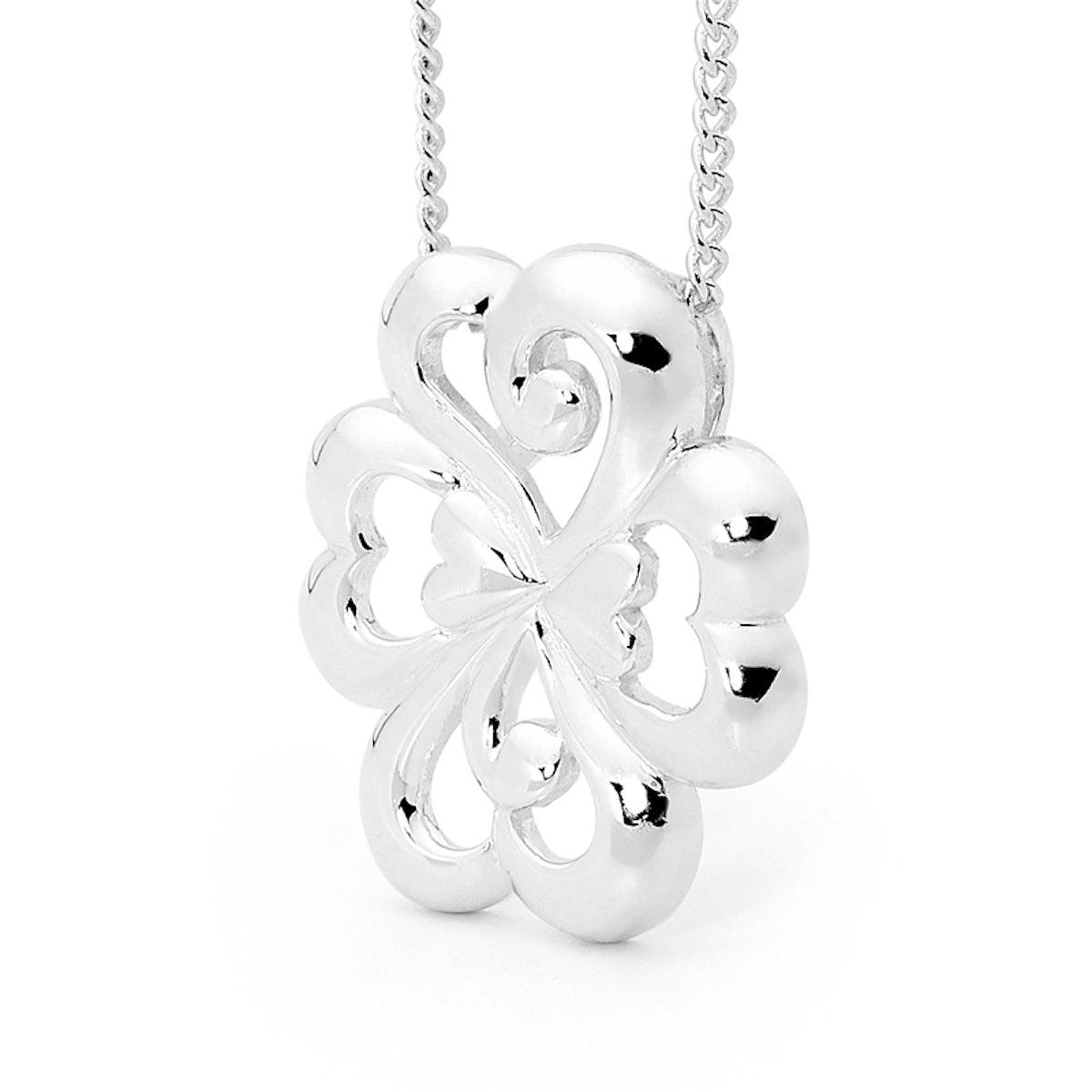 Silver Clover Pendant