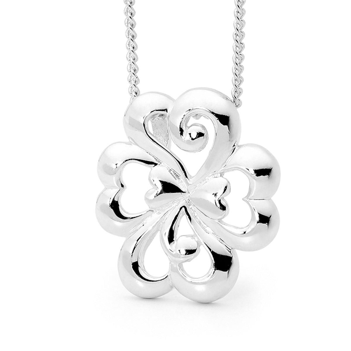 Silver Clover Pendant