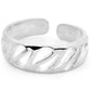 Artistic Design Silver Toe Ring