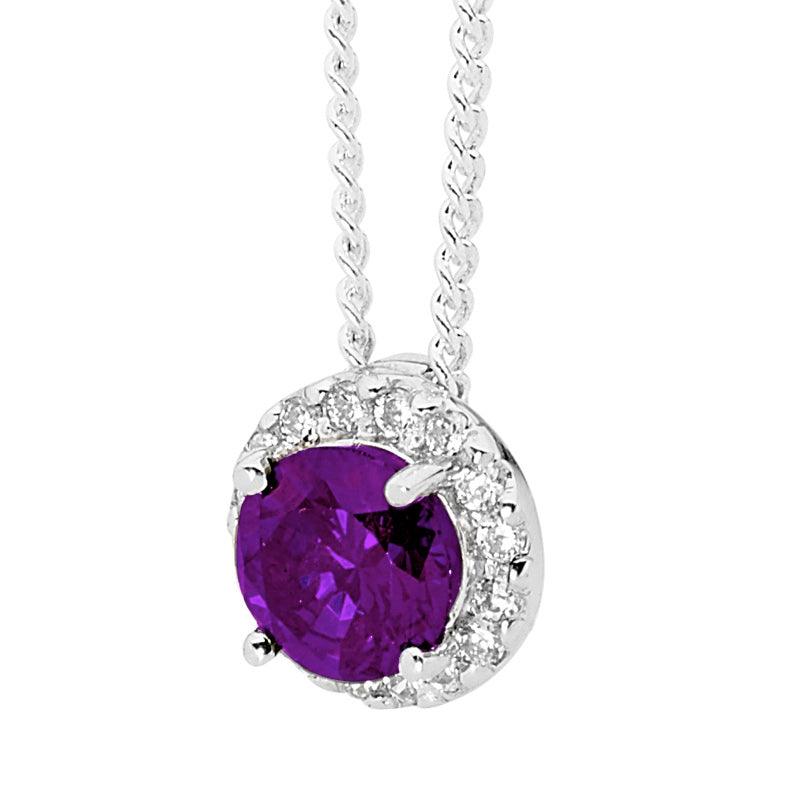 Stirling Silver Amethyst Pendant