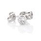 Sterling Silver Ear Studs with 3.0 mm CZ