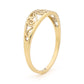 Gold Filigree Ring with heart