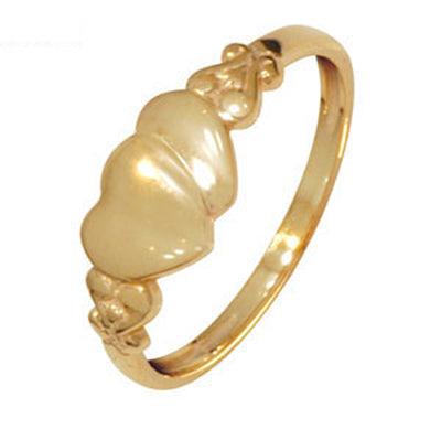 Child's Heart Signet Ring - Size K