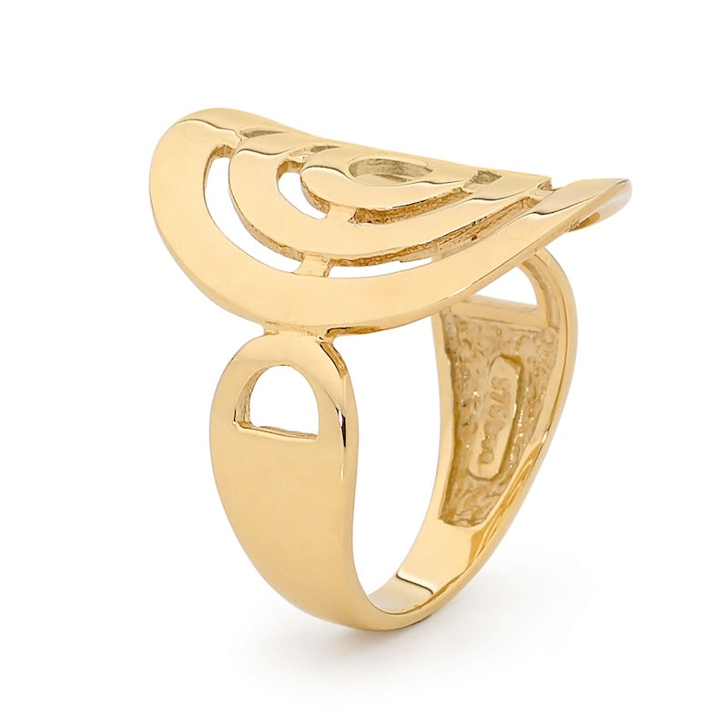 Gold Ring "Circle of life"