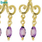 Amethyst Chandelier Earrings