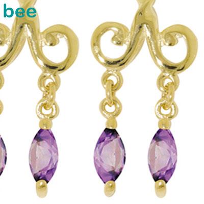 Amethyst Chandelier Earrings