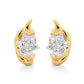 Diamond Earrings "Flower and Petal"