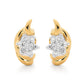 Diamond Earrings "Flower and Petal"