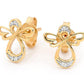 Angel Stud Earrings with Diamonds