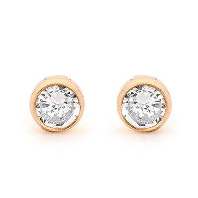 3.5 mm Cubic Zirconia Studs