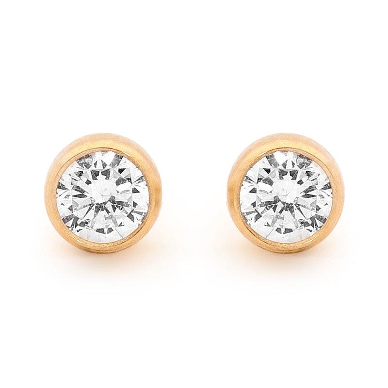 4.0 mm Cubic Zirconia Studs