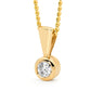 Diamond Solitaire Pendant - 0.20 Carat