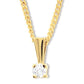 Diamond Solitaire Pendant - 0.09 Carat