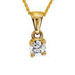 Diamond Solitaire Pendant 0.10 carat