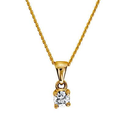 Diamond Pendant 0.15 Carat