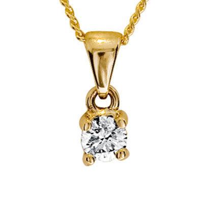 Diamond Pendant 0.15 Carat