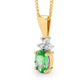 Emerald and Diamond Pendant