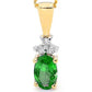 Emerald and Diamond Pendant