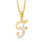 Diamond Initial Pendant F