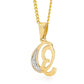 Diamond Initial Pendant Q