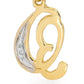 Diamond Initial Pendant Q