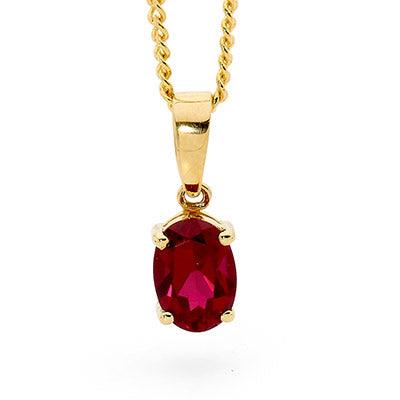 Created Ruby Pendant