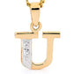 Diamond Set Block Initial U