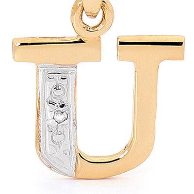 Diamond Set Block Initial U