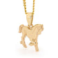 Golden Pony Pendant