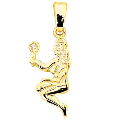 Virgo Diamond Set Zodiac Pendant