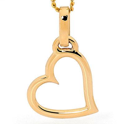 Gold Love Heart Pendant