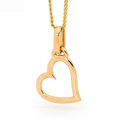 Gold Love Heart Pendant