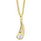 Zirconia Teardrop Pendant