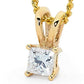 Princess Cut Diamond Pendant 0.07 Carat