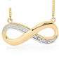 Infinity Necklace with Pave DIA Setting