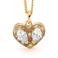 Sparkling Heart of Zirconia Pendant