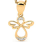 Angel Pendant with Diamonds