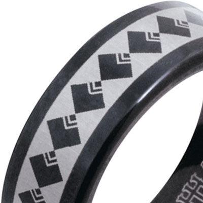 Black Tungsten Ring US Size 9.5